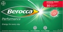 Berocca Performance 30 Αναβράζοντα δισκία - αρχική Berry Flavor Διεθνής έκδοση καφεΐνη Δωρεάν
