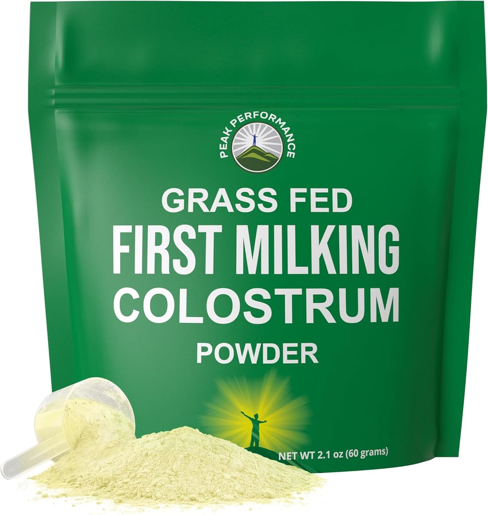 İlk Süt Colostrum Tozu Grass Fed USA Cows Süted 6 Saat Doğum Verme Doğumu En Biyoaktif Nutrients almak için Öldü. High Immunoglobulin Bovine Colostrum Supplement for Humans