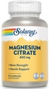 Solaray Μαγνήσιο Κιτρικό 400 mg 90 Καψάκιο