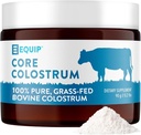 Equip Foods Core Bovine Colostrum Powder - 3,000mg Grass Fed Colostrum Supplement - Gut Health, Immunity, Recovery Lactoferrin Supplements - Keto Friendly Bovine Colostrum, 30 Servings, Unflavored