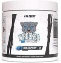 Wrecked Core - All-in-One Pre-Woorout Supplement for Men & Women, Increase Energy, Focus & Pumps with L-Citrulline, Beta-Alanine, L-Tyrosine & More (30 Services) - Μπλε Βατόμουρο