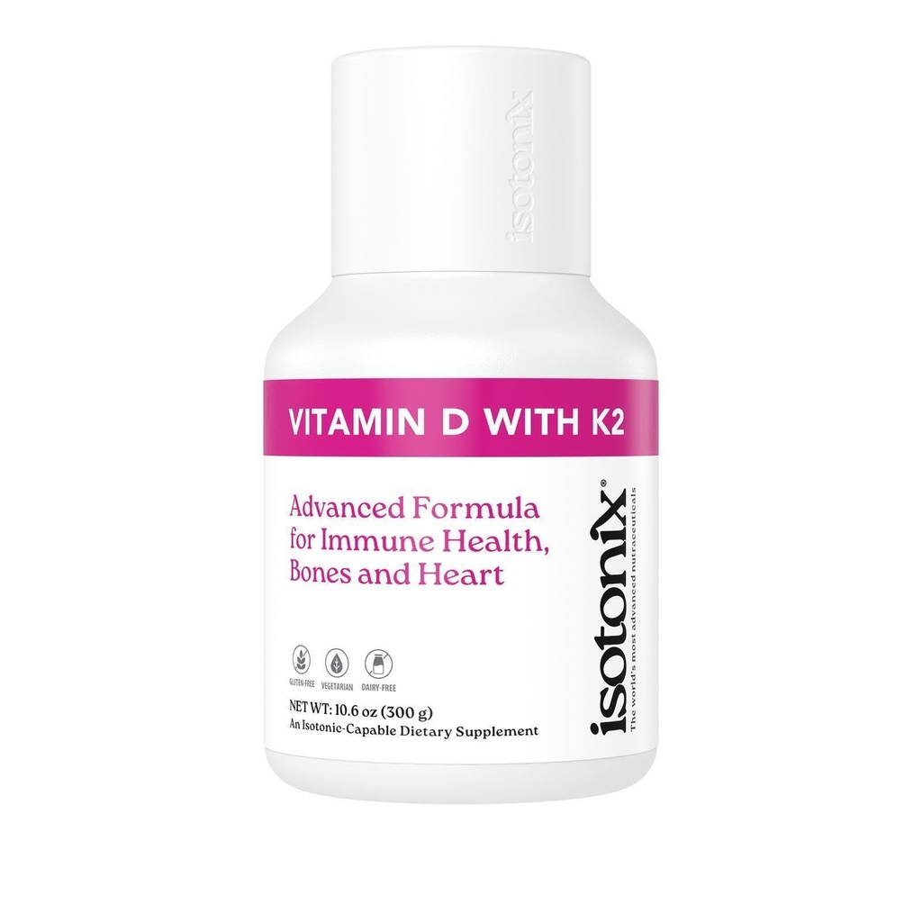 Isotonix Βιταμίνη D με K2, προωθεί τη φυσιολογική οστική πυκνότητα, προωθεί υγιείς αρτηρίες, βοηθά στη διατήρηση της υγείας των οστών, υποστηρίζει την ανοσοποιητική υγεία, αγορά Αμερική (90 εξυπηρετούν)