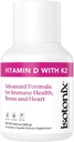 Isotonix Βιταμίνη D με K2, προωθεί τη φυσιολογική οστική πυκνότητα, προωθεί υγιείς αρτηρίες, βοηθά στη διατήρηση της υγείας των οστών, υποστηρίζει την ανοσοποιητική υγεία, αγορά Αμερική (90 εξυπηρετούν)