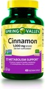 jogi Cinnamon Diyeter Supplement, 1000 mg Metabolism Destek Diyeti Supplement 400 Kont
