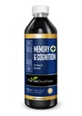 Herbal Goodness Memory and Cognition Liquid Extract 12oz - Supports mental Clarity, Energy & Immune Function - Organic Natural Supplement with Ginkgo, Sage & Lion's Mane - 23 Servisler