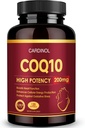 PQQ & Omega 3 ile CoQ10 200 mg Softgels, maksimum Abhidrasyon Coenzyme Q10, Kalp ve Enerji Sağlığı için Güçlü Antioksi, 120, 4 Ay Supply, Non-GMO