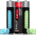Μέντες καφεΐνης Rally, 60 Milligram, Instant Energy, Fresh Breath, Caffeinated, 0 Ζάχαρη, Φυσική μέντας, Κανέλα, Wintergreen Variety Pack (3 συσκευασίες, 30 νομισματοκοπεία)