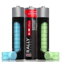 Rally Caffeine Mints, 60 Milligram, Instant Energy, Fresh Breath, Caffeinated, 0 Sugar, Natural Peppermint, Cinnamon, Wintergreen Diversity Pack (3 Packs, 30 Mints)