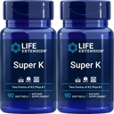 Επέκταση ζωής Super K, 90 Softgels (πακέτο του 2)
