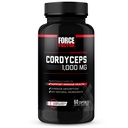 FORCE FACTOR Cordyceps Κάψουλες με 1000mg Cordyceps Sinensis εκχύλισμα μανιταριών, παραδοσιακά χρησιμοποιείται για τη βελτίωση της ζωτικότητας, με BioPerine για γρήγορη απορρόφηση, Βασικά φυσικά συστατικά, 60 κάψουλες