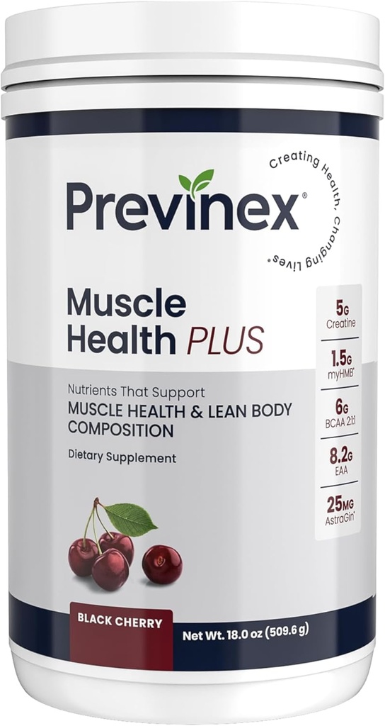 Muscle Health Plus – All-in-One Creatine Monohydrate & Amino Acids Powder with myHMB & AstraGin – BCAA 2:1:1 and Essential Amino Acids Supplement for Strength, Recovery & Lean Muscle