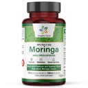 Organik Aura Moringa Leaf Capsules | 1500 mg - 150 HPMC Veg | Tüm Leaves Yeşil Süper Gıda Beslenme | Doğal Boosts Metabolism, Enerji, Sağlık ve Stamina | 100% Saf Güvenli Moringa | Non GMO.