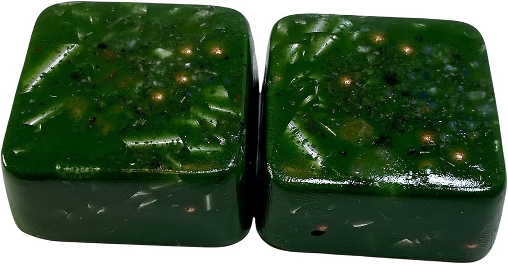 Yeşil Kromium Oksit 2 Mini Cube Tower Busters Crystal Orgone (Green Chromium Oksit)