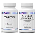 Tesseract Medical Research Ultra Gut ve Immune Health Combo, Butyric Acid Complex Gut Health Supplement (120 Capsules) ve Quercetin, Immune Support Supplement (120 Capsules)