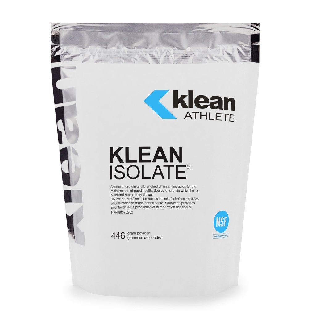Klean Athlete Klean Isolate - Whey Protein Isolate - Καθημερινή πρωτεΐνη & Amino Acid - Πρόσληψη για την Ακεραιότητα των μυών* - NSF Certified for Sport - 20 Servings - Χωρίς γεύση