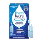 TheraTears Liquid Gel Nighttime Laneing Eye Drops for Kuru Eyes, Single-Use Vials, 30 Count