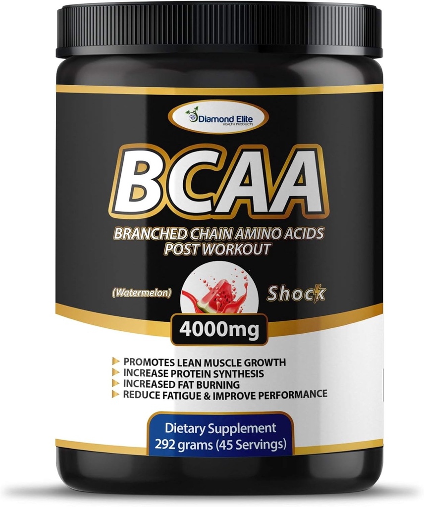 Original BCAA Powder 2:1:1 - Διακλαδισμένη Αλυσίδα Αμινοξέα για την οικοδόμηση μυών & την αποκατάσταση, το λίπος υποστήριξη καύση - Punch & Καρπούζι φρούτων (45 εξυπηρετούν)