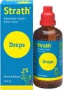 Strath Nutritional Yeast Liquid Syrup 3.4 Oz - Vegetarian, Lactose Free, Yapay Katkı Ücretsiz - Digestive Support, Nutrient Abors - Great Tasting Daily Supplement - Prebiyotik and Postbiyotik