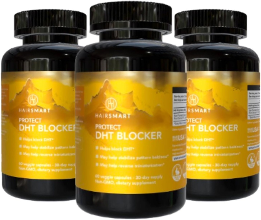 DHT Blocker για άνδρες και γυναίκες, Gluten-free Formula, Saw Palmetto, Stinging Nettle, Πράσινο Τσάι, Pygeum Bark & κολοκύθα Σπόροι 