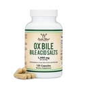 Ox Bile Supplement for No Gallbladder (1.000 mg Per Service, 500 mg per Capsule, 120 Capsules) Standartlaştırılmış% 45 Cholic Asit Bile Salts, Double Wood