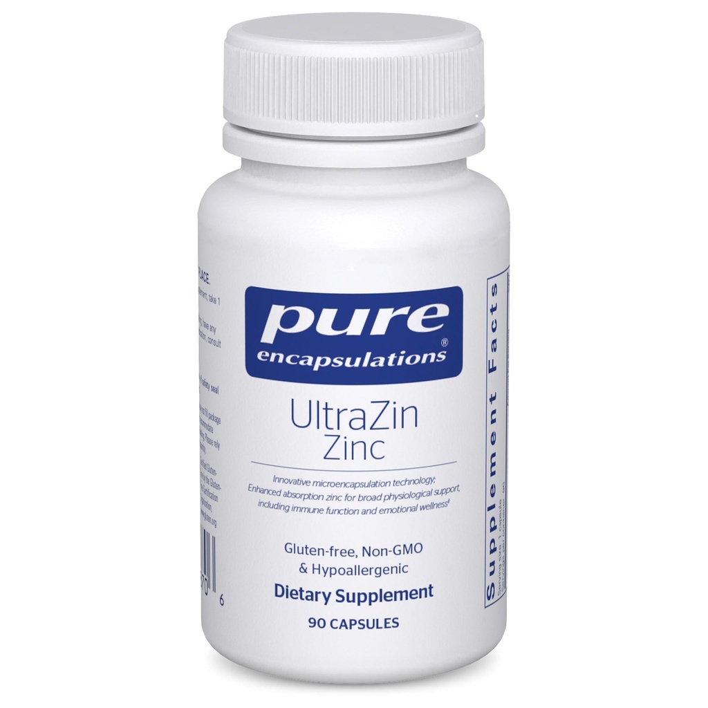 Saf Encapsulations UltraZin çinko | Metabolism ve Immune Health için Aborpsiyon Mineral Desteği * | 90 Capsules