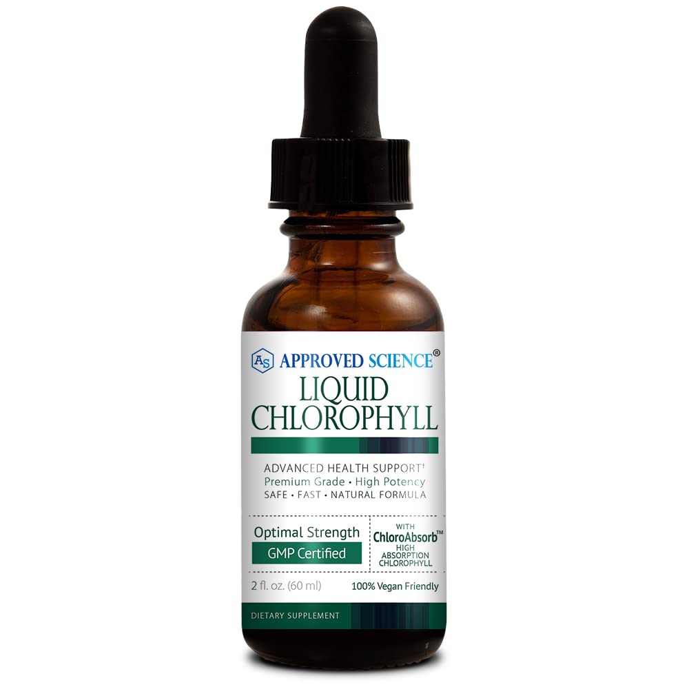 Onaylanan Bilim Sıvı Klorophyll - 2 fl. Oz. - 60 mg ChloroAbsorb - Mulberry Leaf Ekstraksiyon - Vücut - Digestive ve Immune Support - Natural Deodorant ve Detox - Vegan - ABD'de Yap