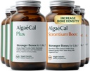 ALGAECAL - Bone Builder Pack for Bone Mechanic, Klinik olarak Desteklenen Plant Temel Gıda Supplements & Strontium, Vitamins K2, D3, Magnezyum & 16 Minerals, 3-Month Supply, Made in USA