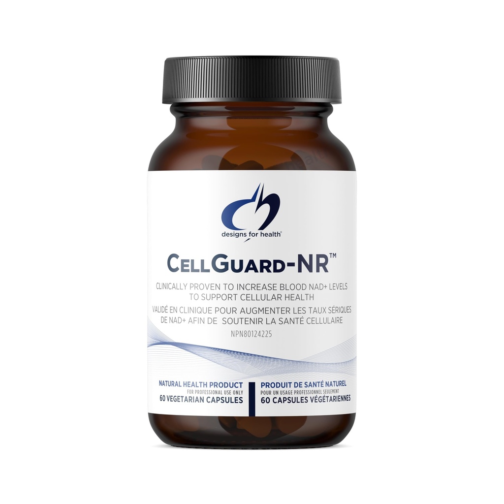 Health CellGuard-NR için tasarımlar - NAD+ Supplement - Nicotinamid Riboside Chloride with Resveratrol + Pterostilbene to Support Cellular Repair & Health Aging (60 Vegan Capsules)