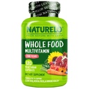 NATURELO Multivitamins for Teenage Girls/Boys, 120 Capsules, Whole Food Multivitamin with Minerals, Non-GMO, Vegetarian