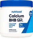 Nutricostdis BHB (250g) Unflavored - Steel Ketone Salt - Non-GMO Gluten-Free