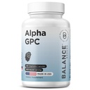 Alpha GPC συμπλήρωμα χολίνης 600mg, 120 κάψουλες Veg - Σύνθετη φόρμουλα μνήμης, Nootropic υποστήριξη εγκεφάλου (120 κόμης (πακέτο του 1))