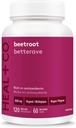 HEAL + CO. Beetroot 650 mg - Yüksek Güç, Ultra-Pure, Organik, Superfood - Vegan, GMO-Free, Gluten-Free, Allergen-Free - Box of 120 Sebze Capsules