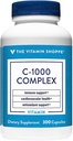 The Shoppe C-1000 Kompleksi 1000MG, Antioksit Immune & Cardiovascular Health (300 Capsules)