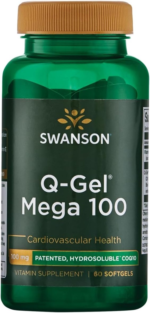 Swanson Q-Gel Mega 100 Milligram 60 Sgels