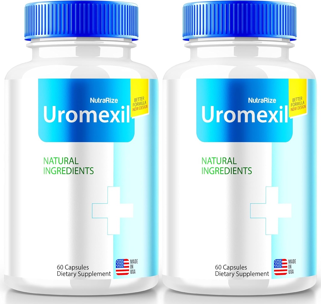 NutraRize (2 Pack) Uromexil Capsules, Premium Formula for Prostate Heath Support, All-Natural Supplement for Control and Overall Health, Uromexil Forte Reviews (120 Capsules)