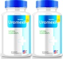 NutraRize (2 Pack) Uromexil Capsules, Prostate Heath Desteği için Premium Formula, Kontrol ve Genel Sağlık için Tüm Doğal Tamam, Uromexil Forte Yorumları (120 Capsules)