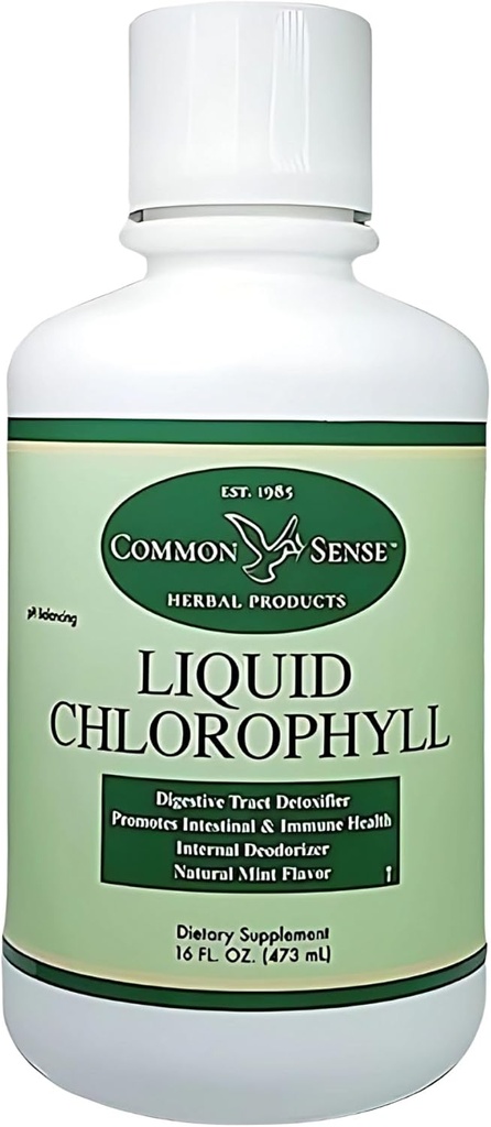 Sıvı Chlorophyll 16oz. | Natural Mint Flavor | Immune Health | Intestinal Support