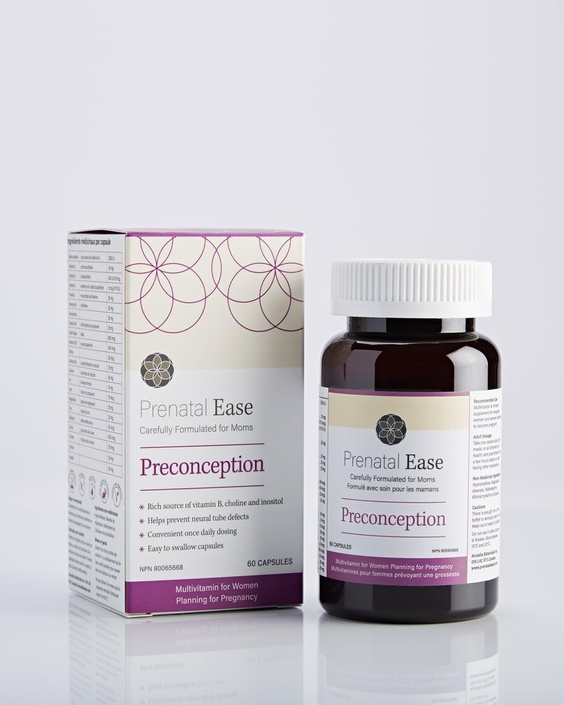 Preconception, Baby Planning Multivitamin, Once Daily Dose, Contains Torchfolate, 60-Day Supply