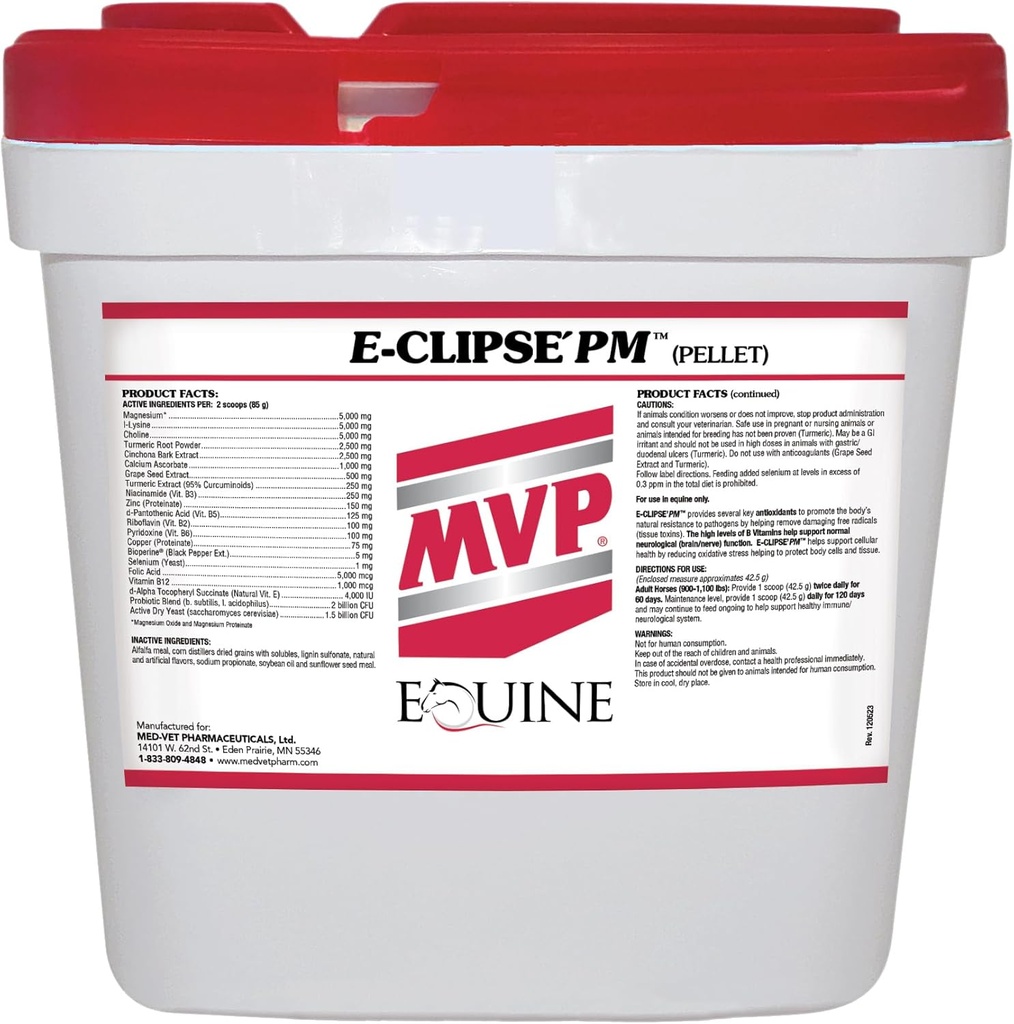 E-Clipse PM (18 λίβρες) Νευρολογική Υγεία / Ανοσολογική Υποστήριξη για τα Άλογα
