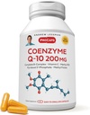 ANDREW LESSMAN Συνένζυμο Q-10 200 mg 360 Κάψουλες - Απαραίτητη για την παραγωγή ενέργειας και βέλτιστη βασική λειτουργία οργάνων, αντι-αξιωτική υποστήριξη, που εξαντλείται από τη γήρανση, Plus B-Complex. Εύκολο να καταπιείτε κάψουλες