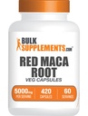 BulkSupplements.com Κάψουλες Red Maca - συμπλήρωμα Maca, Red Maca 5000mg, Red Maca Root - Vegan & Gluten Free, 7 κάψουλες ανά υπηρεσία, 420 Count (Pack of 1)
