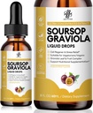 IATCHMME Premium Soursop Graviola for Digestion, Support Health Skin & Sleep, Soursop Extract Liquid Drop from Graviola Leaf and Fruit, Sugar/Caffeine/Gluten Free, Passion Fruit Flavor, 2 Fl Oz