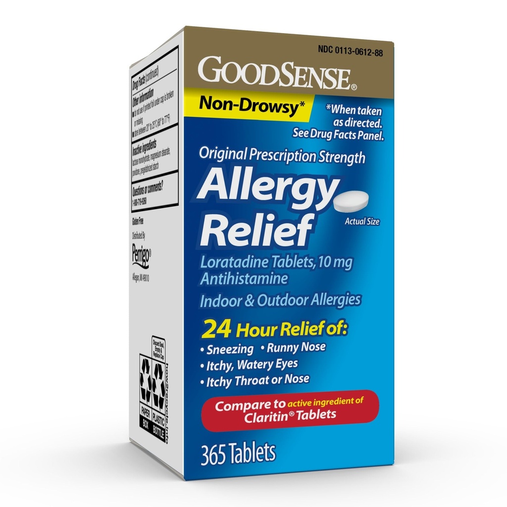 İyiSense Antihistamin Tabletleri 10 mg, Antihistamin, Antihistamin 24 Saat Alerjisi Yardımı, 365 Count