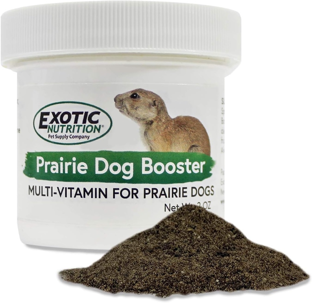 Exotic Beslenme Prairie Dog Alert (2 oz.) - Complete Multivitamin - Pet Prairie Köpekler için Tozlu Vitamin & Mineral Supplement