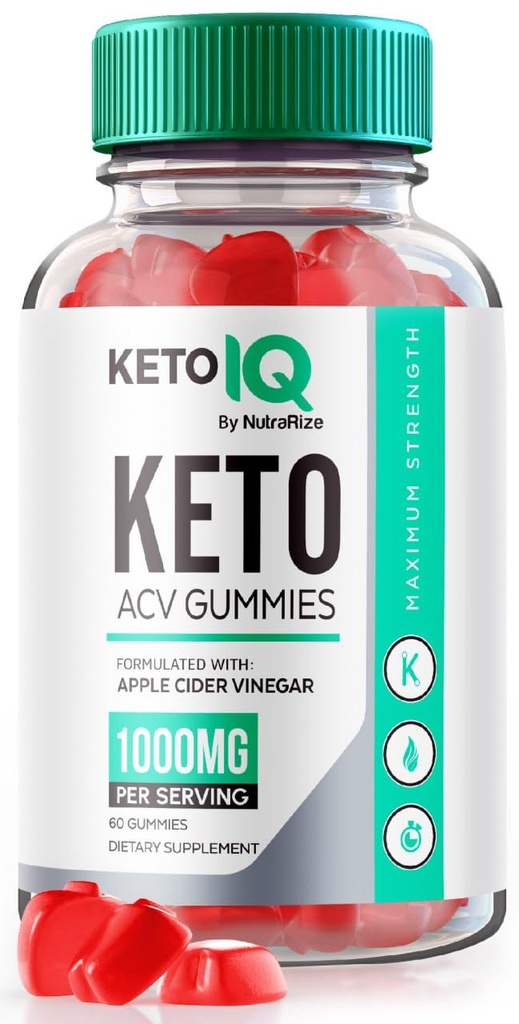 NutraRize Keto IQ ACV Gummies, Σύνθετη απώλεια βάρους, αποτελεσματική αδυνατίζοντας Gummies, γρήγορη δράση KetoIQ Gummies δίαιτα, Gomitas Κριτικές (60 Gummies)