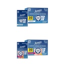 Juven Tedavi Beslenmesi Yara İyiliği için Toz Mix, Collagen proteini, Unflavored 30 Kont ve Meyve Yut 30 Kont