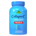 ALFA VITAMINS CollagenC Hydrolysate Premium συμπλήρωμα διατροφής με βιταμίνη C, υποστηρίζει το δέρμα, τα μαλλιά, τα νύχια & την υγεία των οστών, ενισχύει την παραγωγή κολλαγόνου, κολλαγόνο πεπτίδια για την αναγέννηση,120 κάψουλες