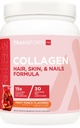 TransformHQ Collagen ομορφιάς (30 σερβιρίσματος) Fruit Punch - Hair, Skin, & Nails Formula