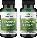 Swanson Maximum Strength Fucoidan Extract - συμπλήρωμα βοτάνων που προωθεί τη λειτουργία του ανοσοποιητικού συστήματος - Φυσική φόρμουλα που υποστηρίζει τη συνολική υγεία - (60 κάψουλες λαχανικά, 500mg το καθένα) (2 συσκευασία)