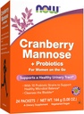 NOW Supplements, Cranberry Mannose + Probiotics with a blend of 10 Probiotic Bacterial Strains, 24/Box